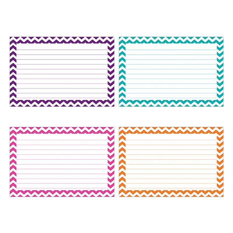 free printable index cards template