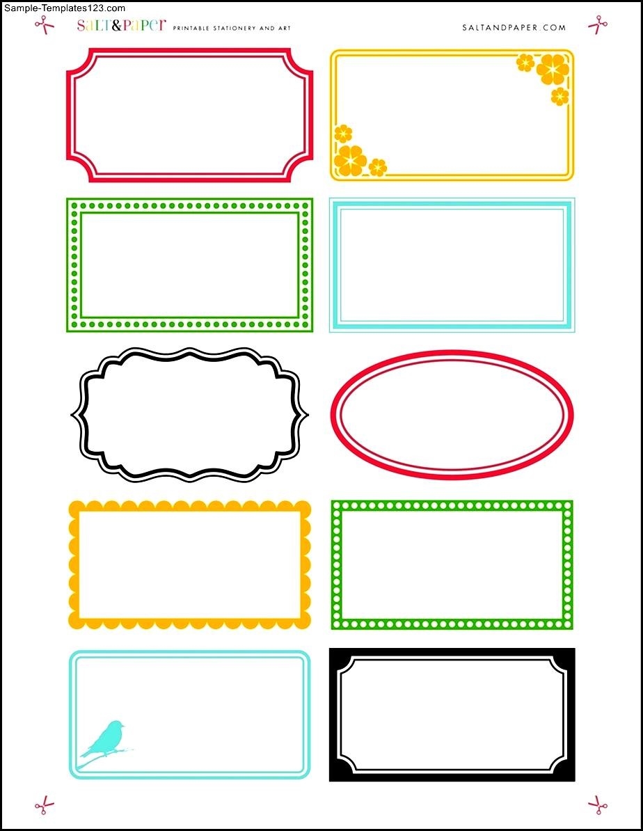 Printable Label Templates