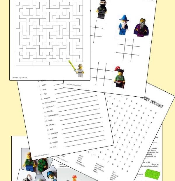 Printable LEGO Activity Book With Puzzles Lego Activities Lego