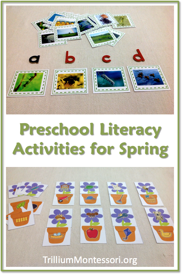 early childhood printable literacy activities for preschoolers