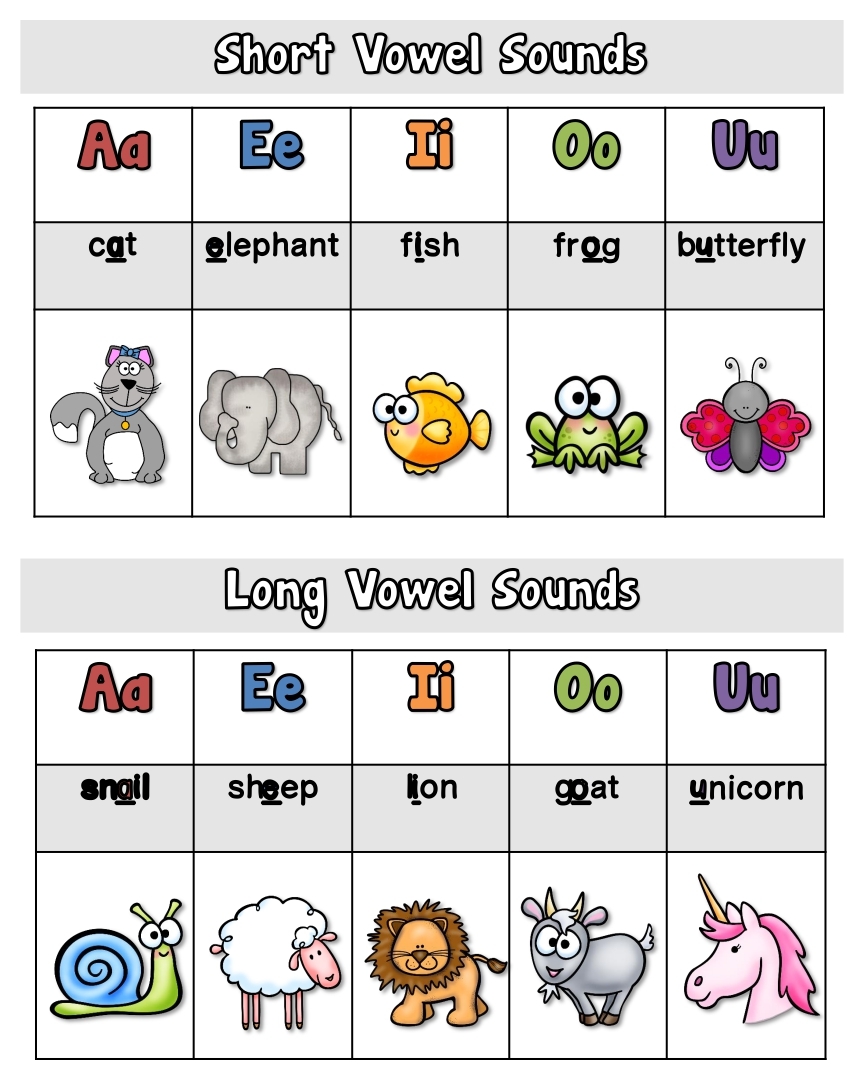 long and short vowel printable activities