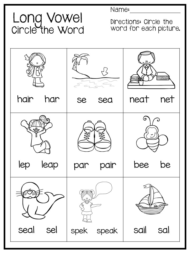 Printable Long Vowel Word Worksheets For Preschool An Vrogue co