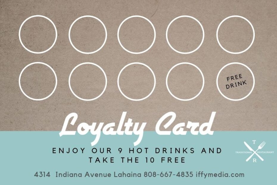Printable Loyalty Card Template Free