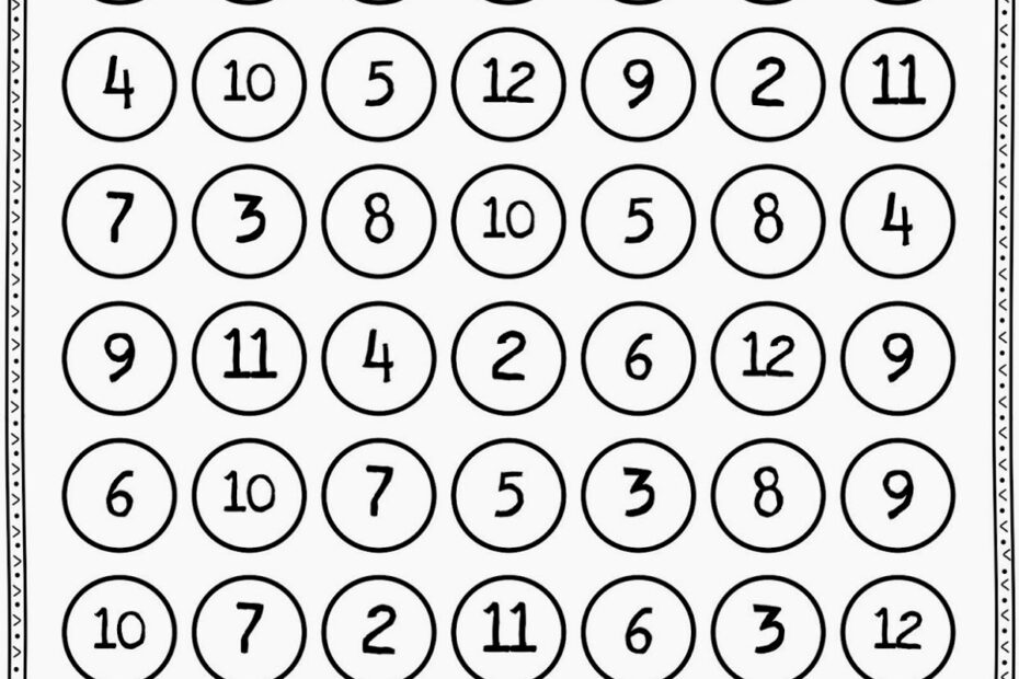 Printable Math Games Fun For Kids 101 Activity