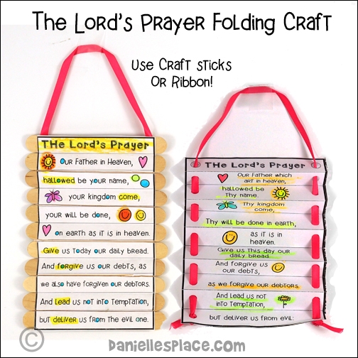 free printable prayer craft activities
