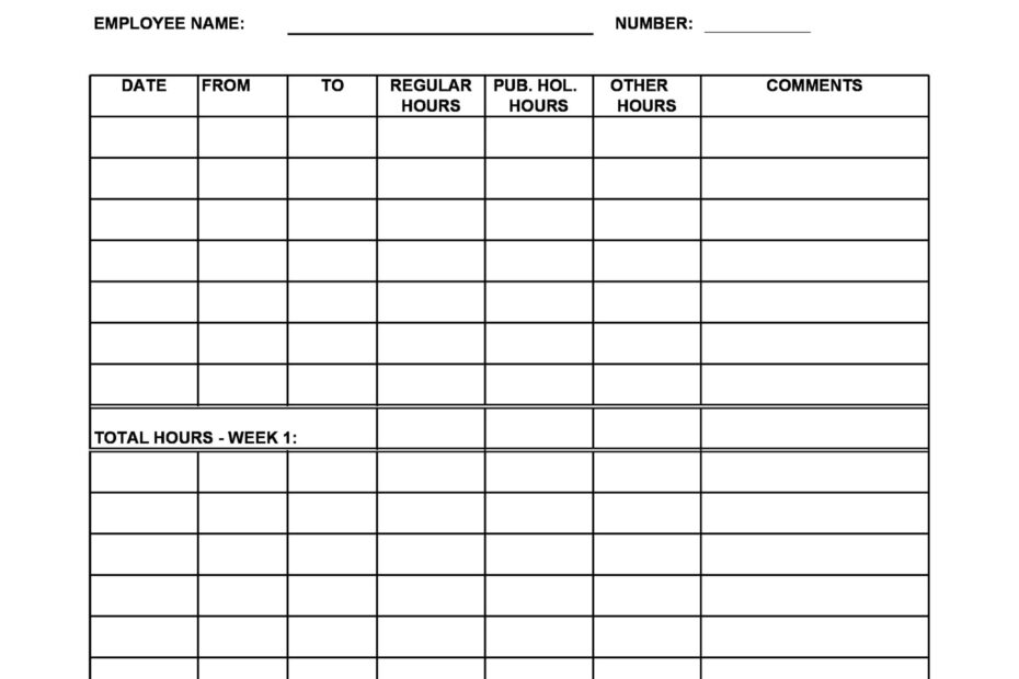 Printable Time Card Printable Calendars AT A GLANCE