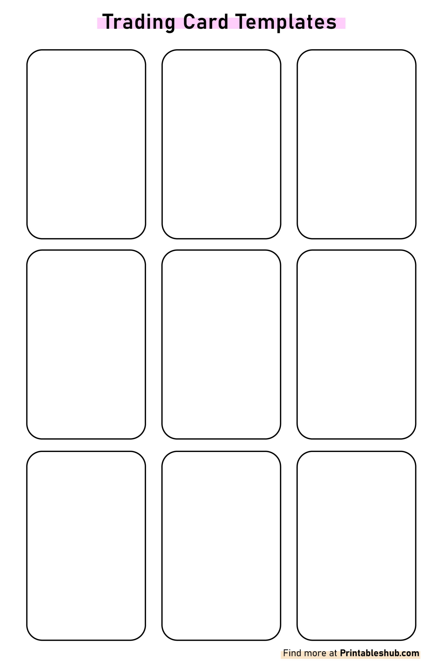 cards printable template