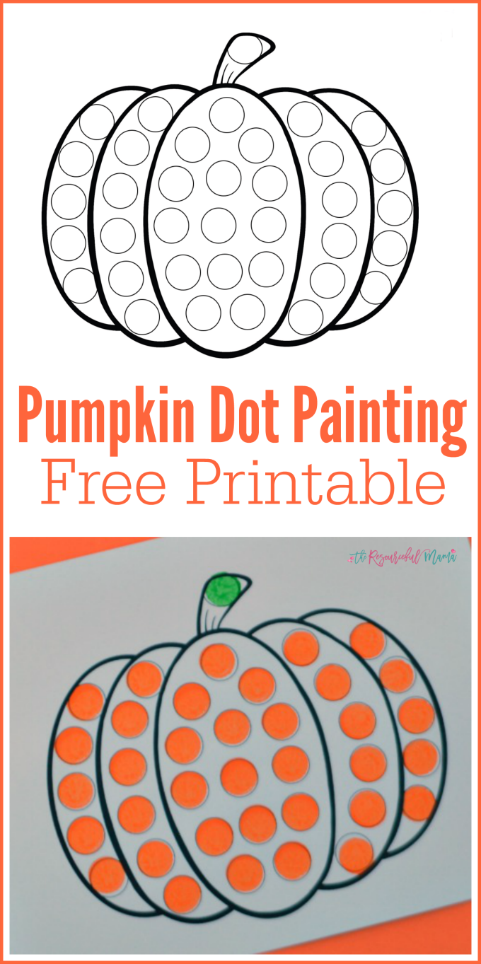 Pumpkin Dot To Dot Printables