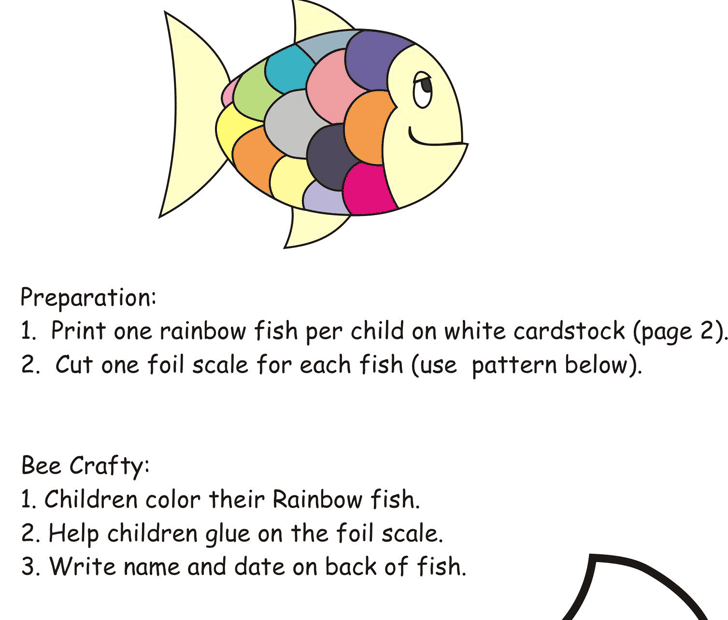 Rainbow Fish Activities Printables