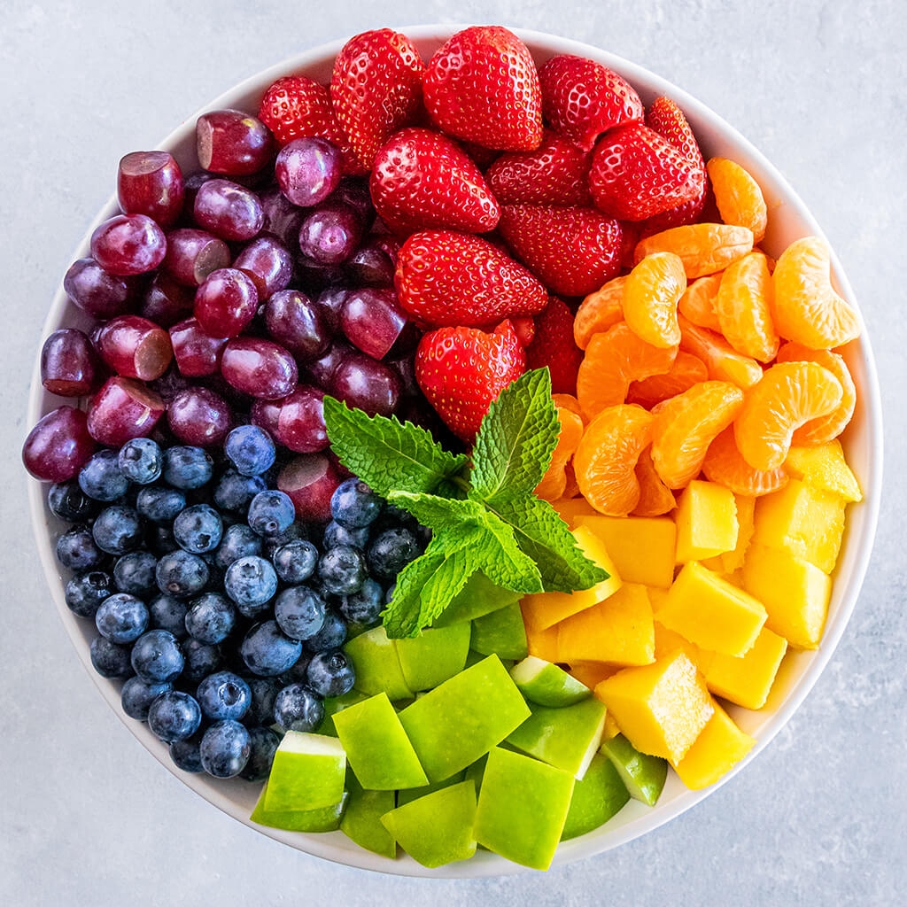 Rainbow Fruit Salad