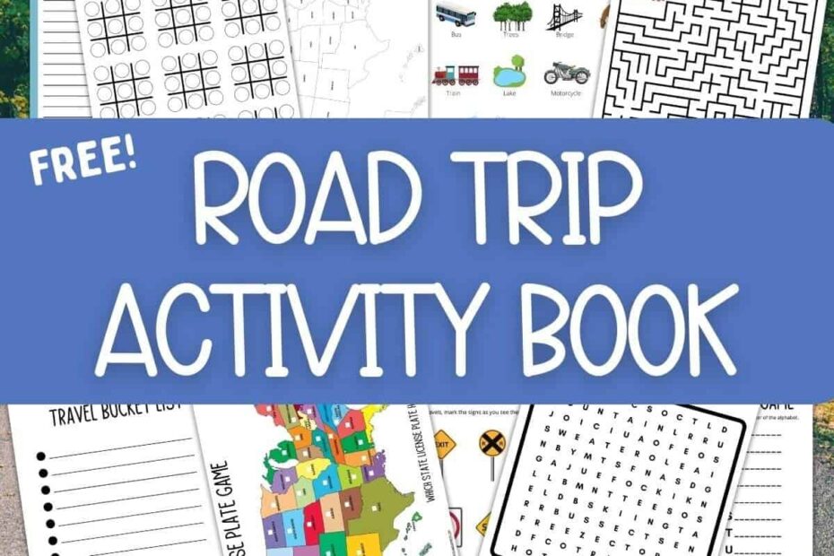 Road Trip Printable Games 10 Free Activities