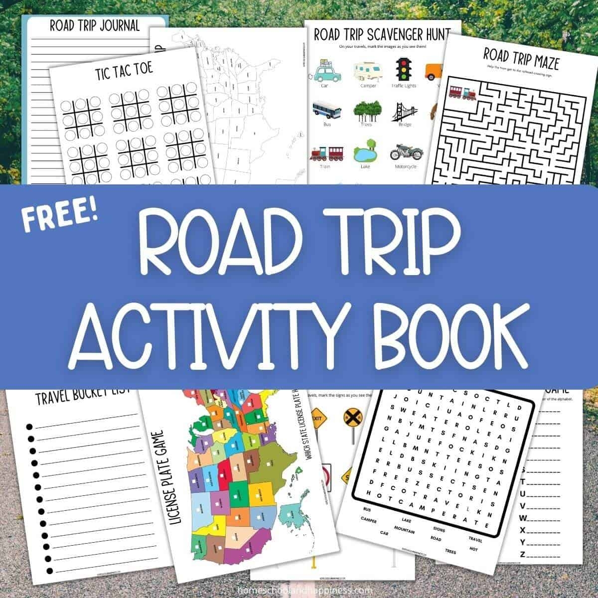Road Trip Printable Games 10 Free Activities