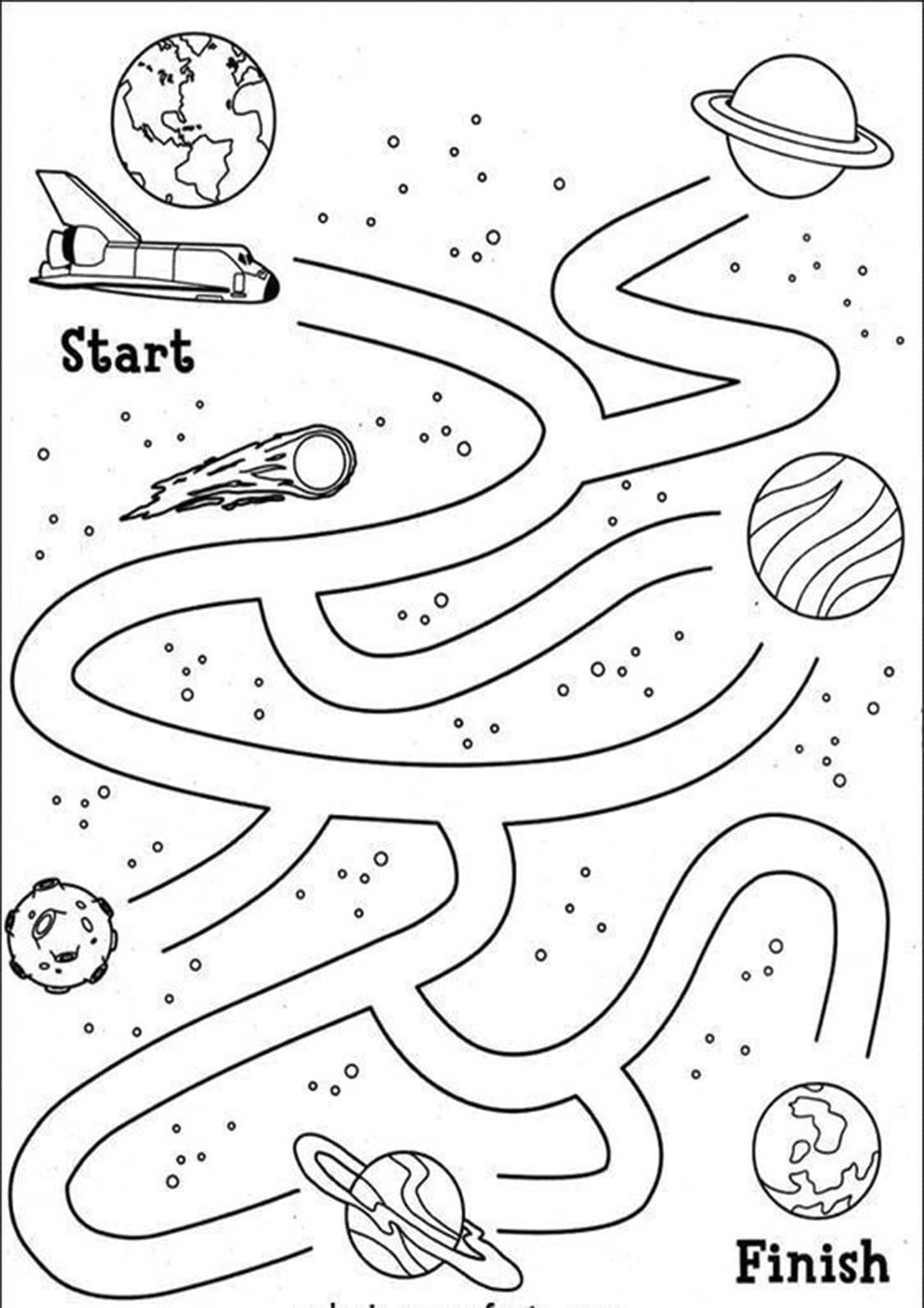 Simple Printable Mazes
