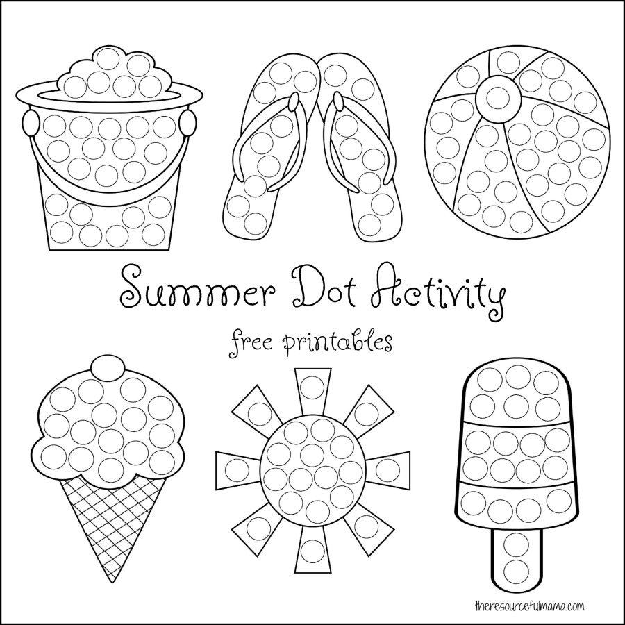 dot activities printable