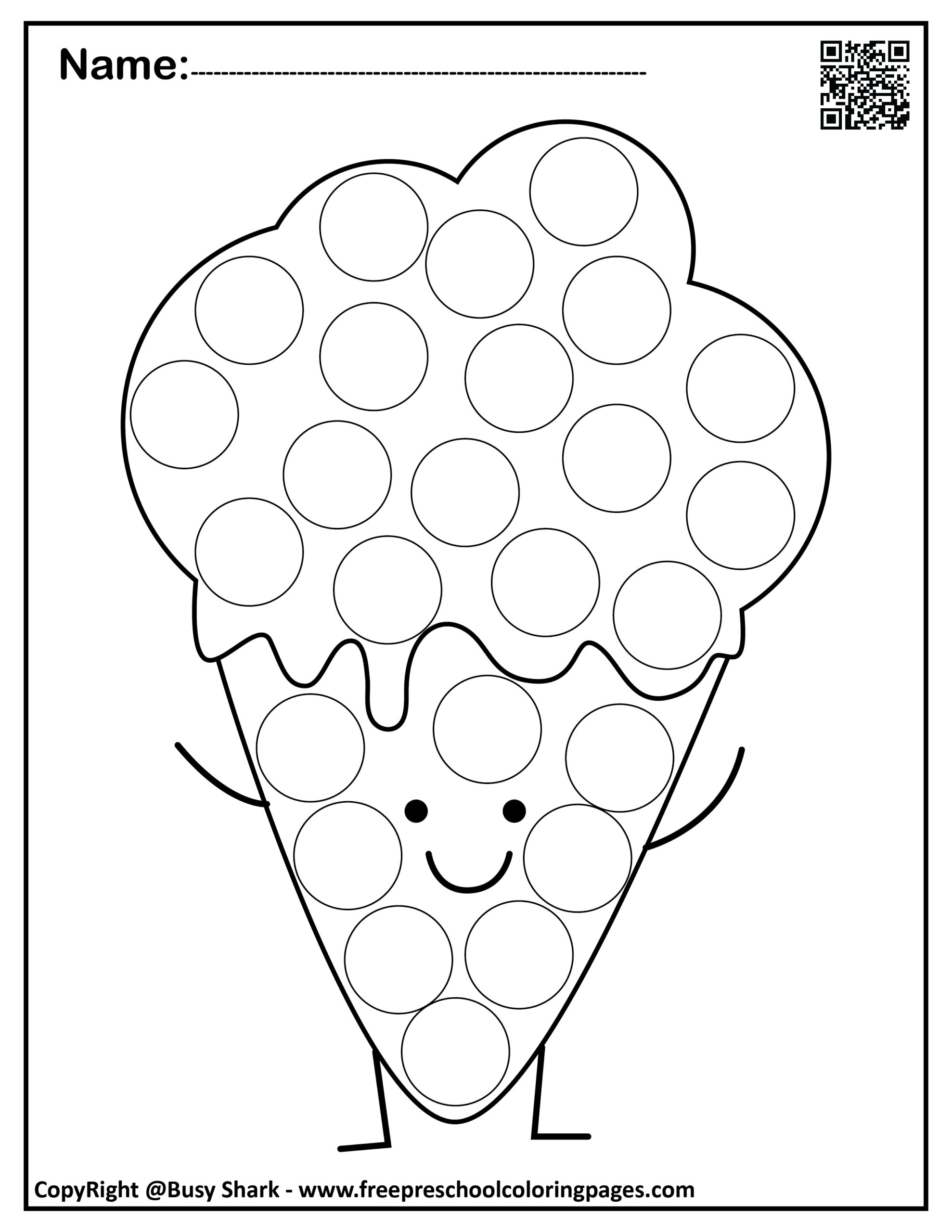 dot activity printables