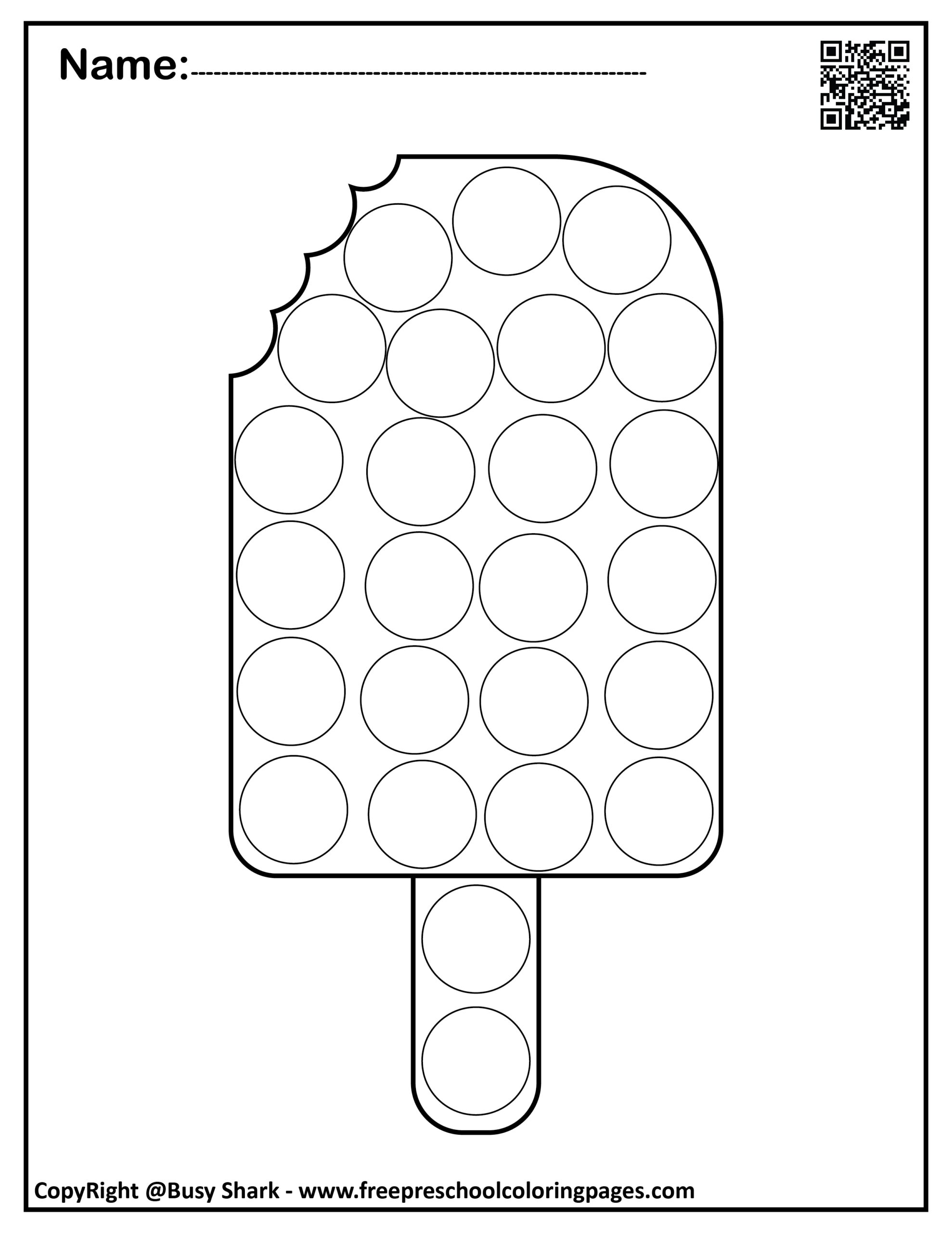 Summer Dot To Dot Printables