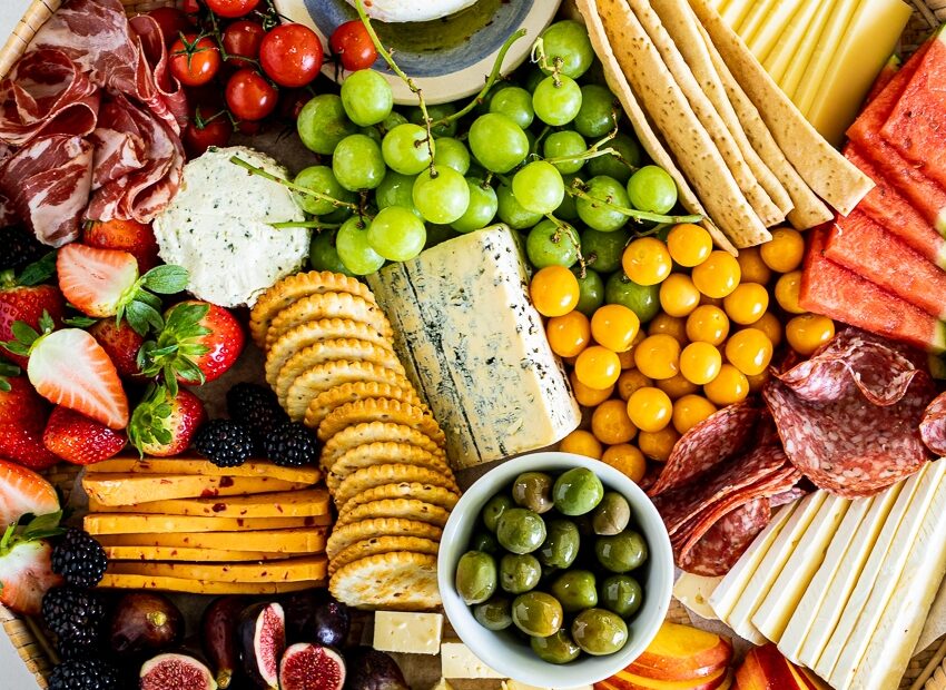 Summer Fruit And Cheese Platter