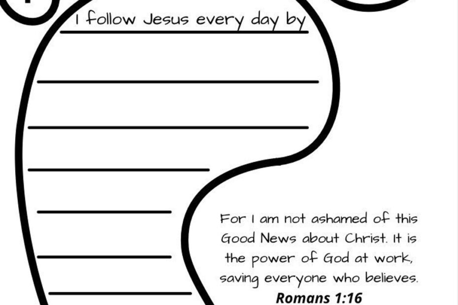 Sunday School Printables