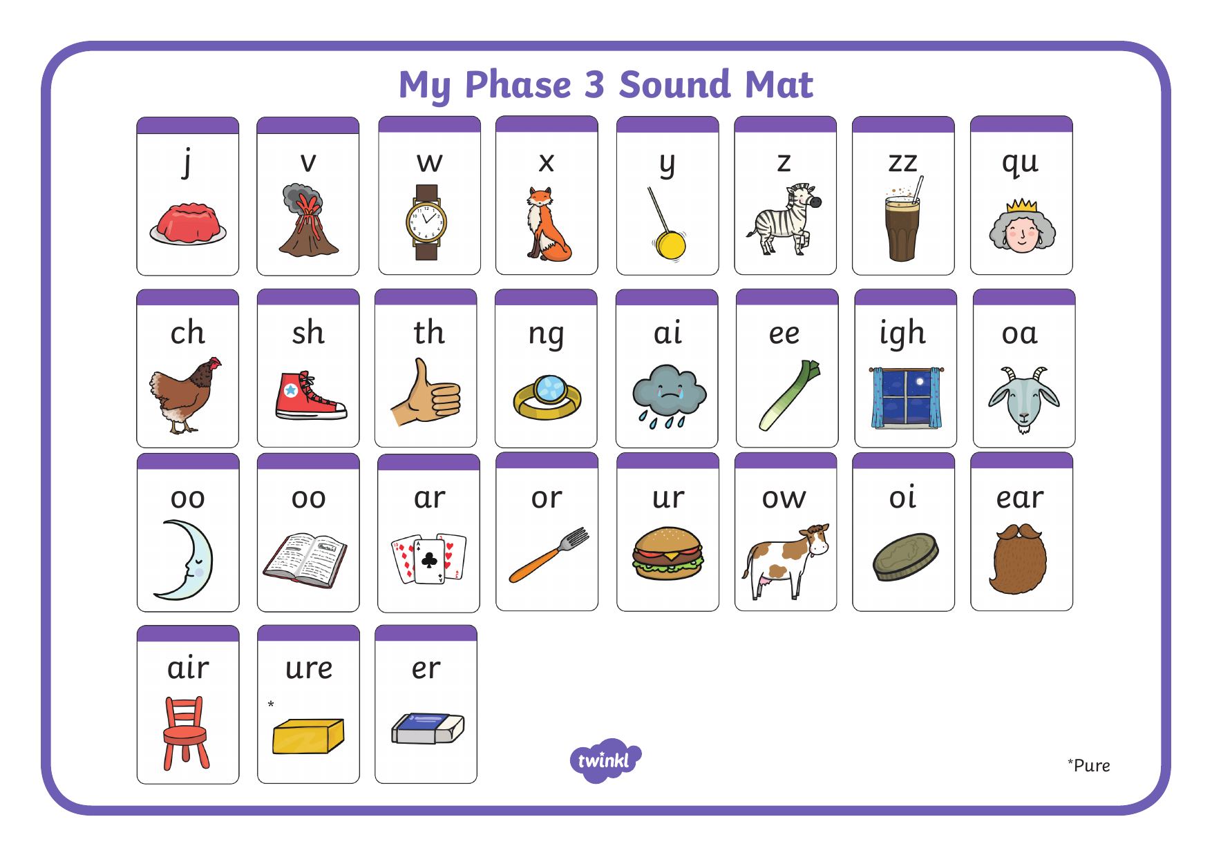 letters and sounds phase 3 printable activities