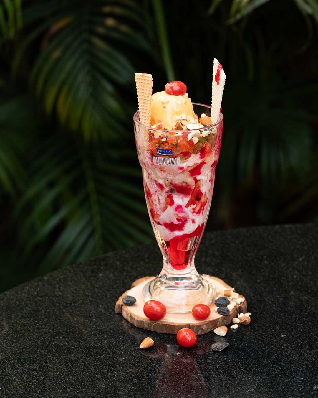 Tasty U0026 Healthy Fruit Salad With 3 In 1 Ice Cream In Bangalore Sreeraj Lassi Bar