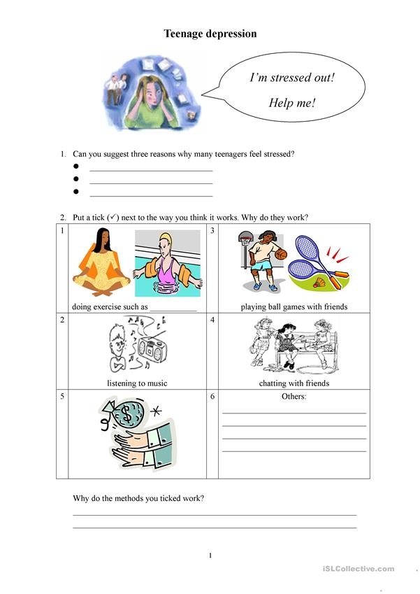 free printable activities for teens