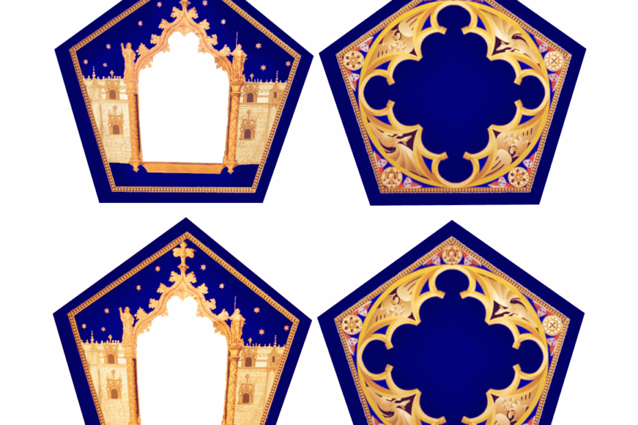 Template Harry Potter Chocolate Frog Cards Printable Printable Templates