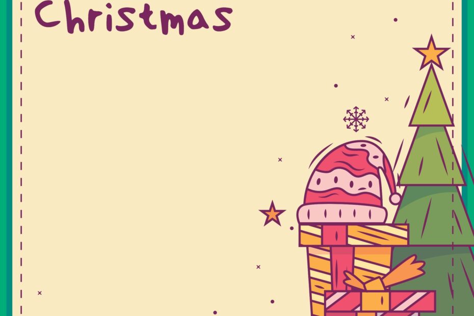 Template Printable Christmas Cards
