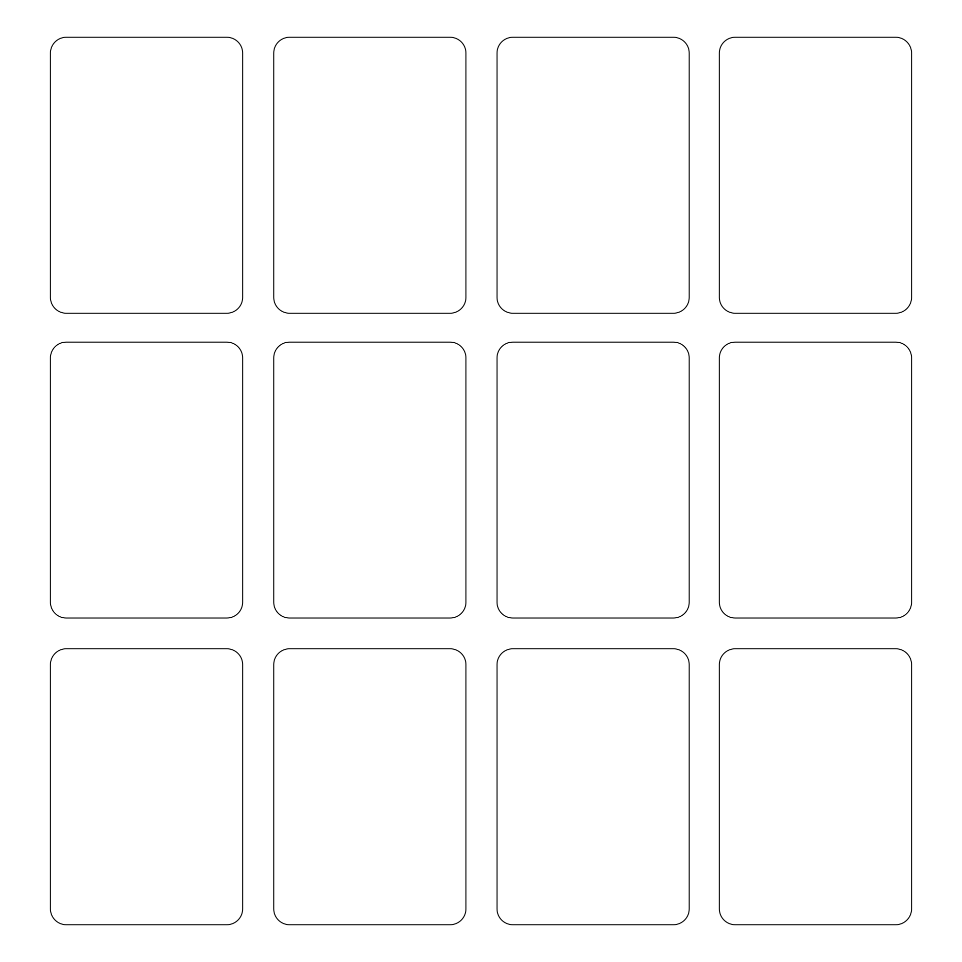 Template Printable Playing Cards