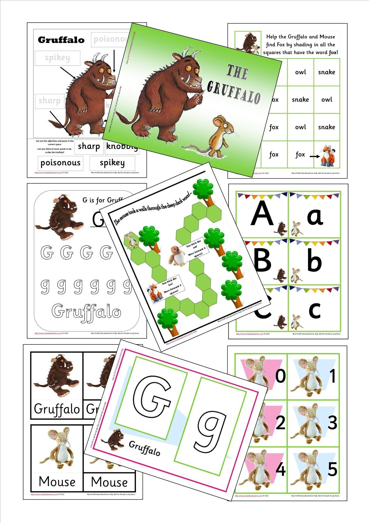 The Gruffalo Activities Free Printables