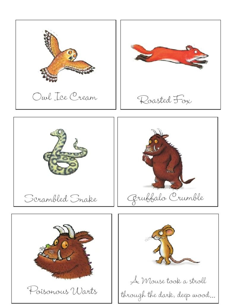 The Gruffalo Activities Free Printables