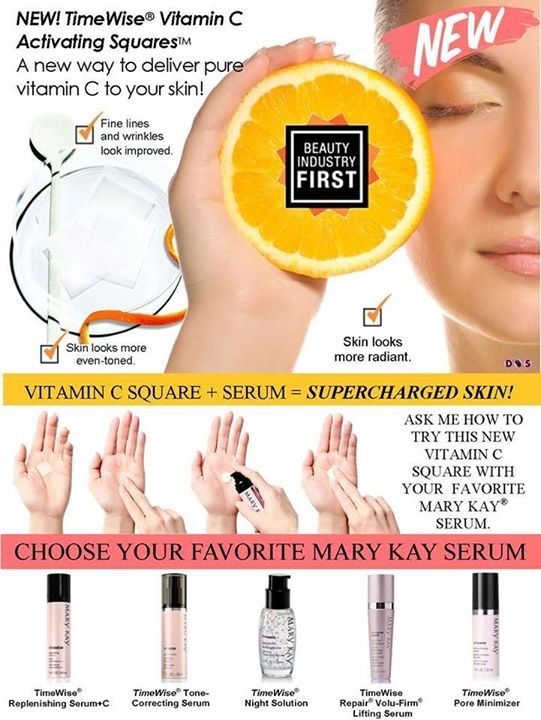 Timewise Vitamin C Activating Squares Your Favorite Serum Mary 