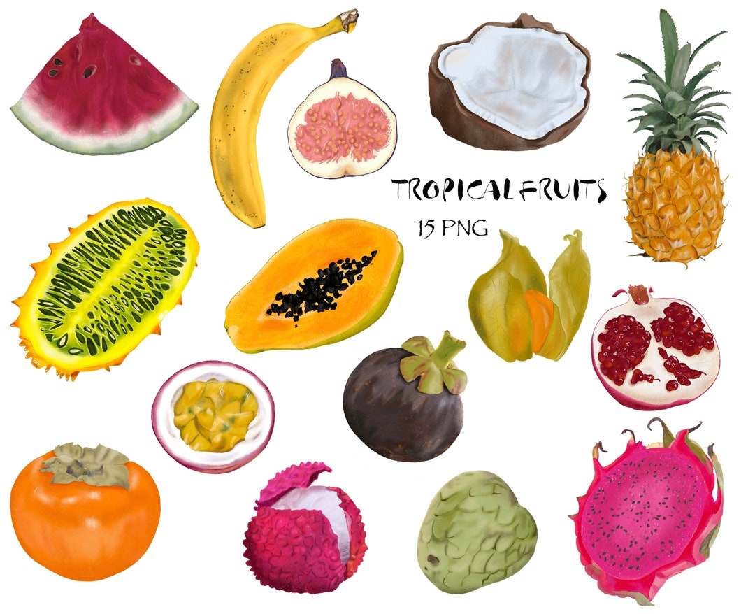 pictures of tropical fruits