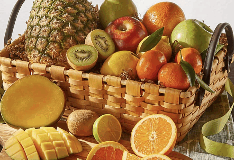 Tropical Fruits Gift Basket Fedex