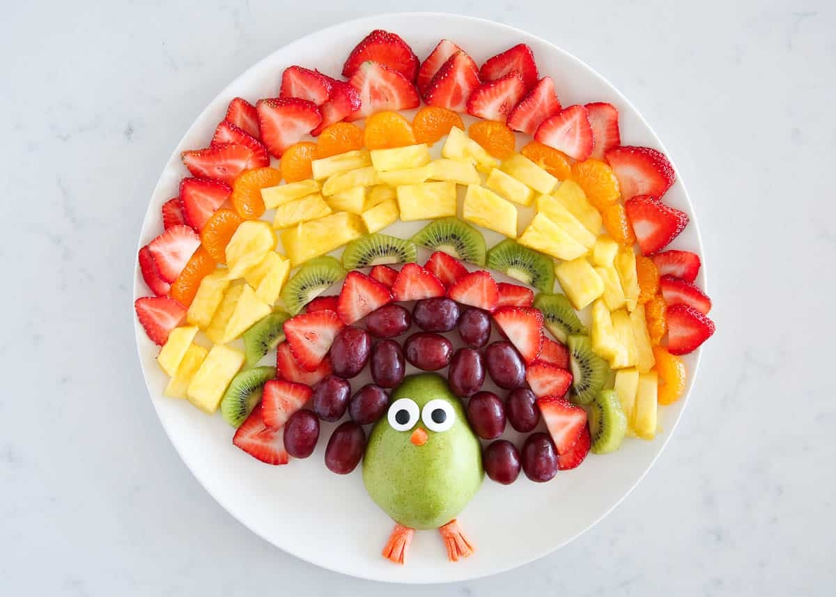 Turkey Fruit Platter I Heart Naptime