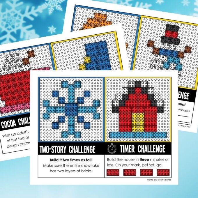 lego winter printable activities
