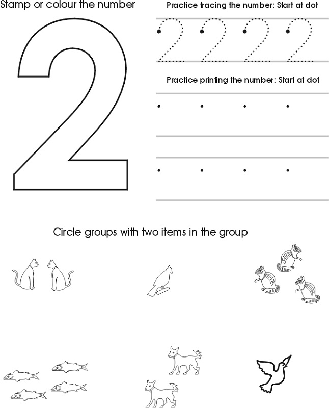 free printable activity sheets for 2 year olds