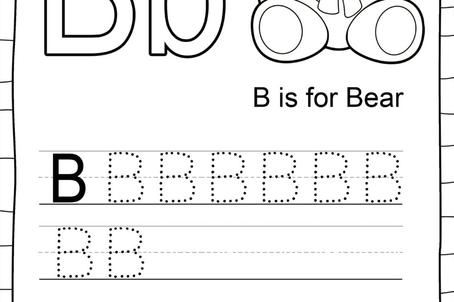 Worksheets For The Letter B