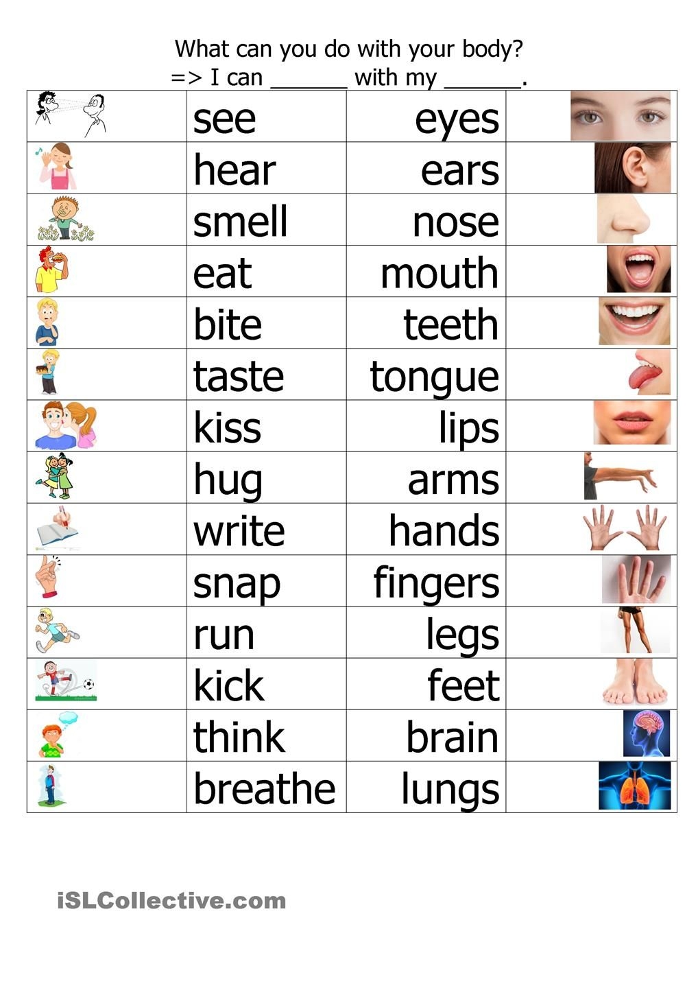 Worksheets To Learn English