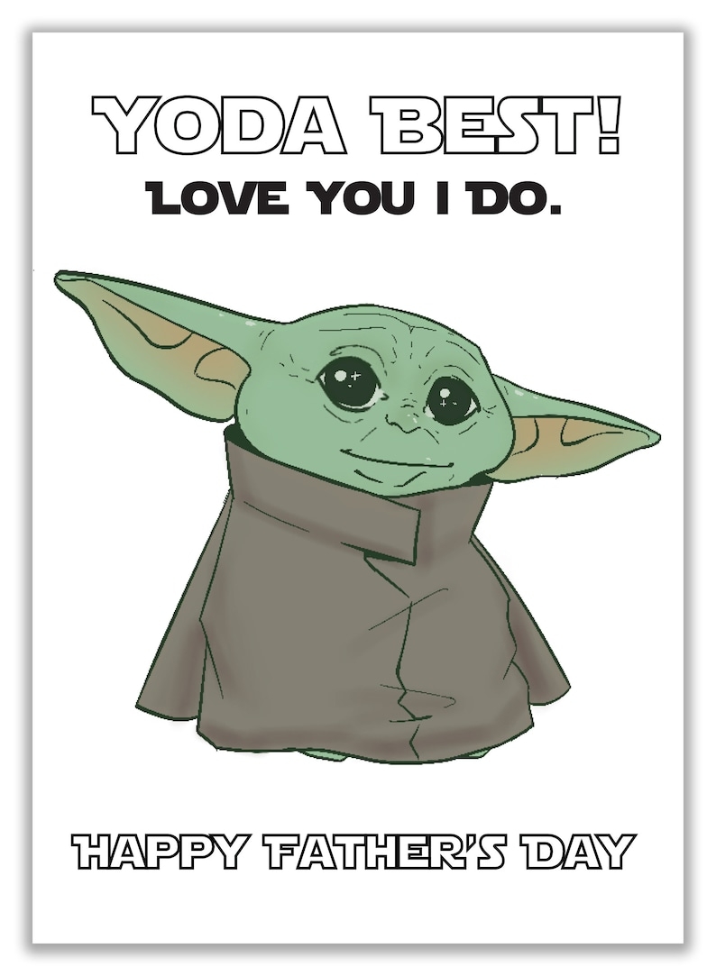 father's day card printable templates star wars daughher