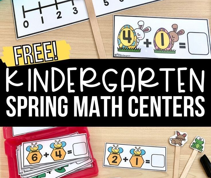 Your Students Will Love These Free Spring Math Centers This Free