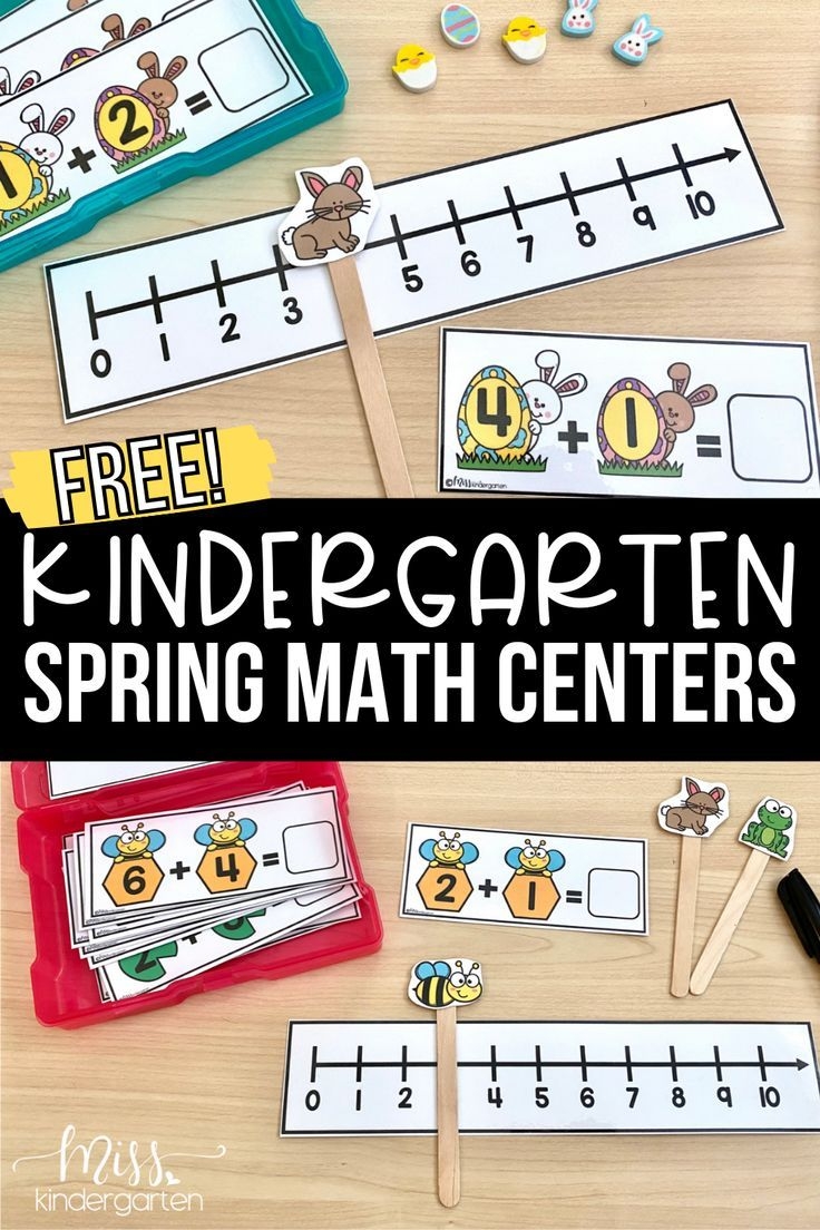 Your Students Will Love These Free Spring Math Centers This Free 