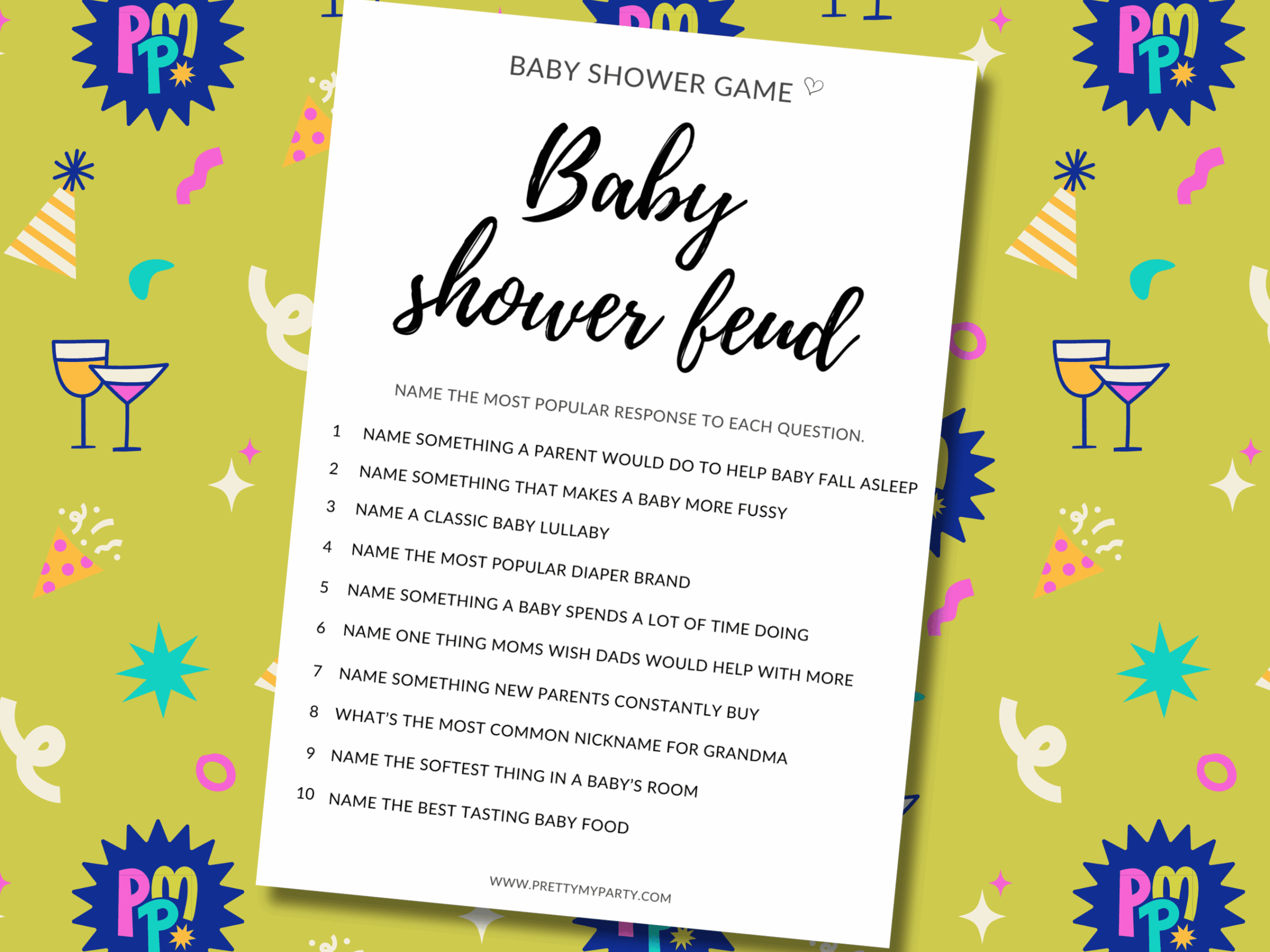 free printable baby shower games for coed