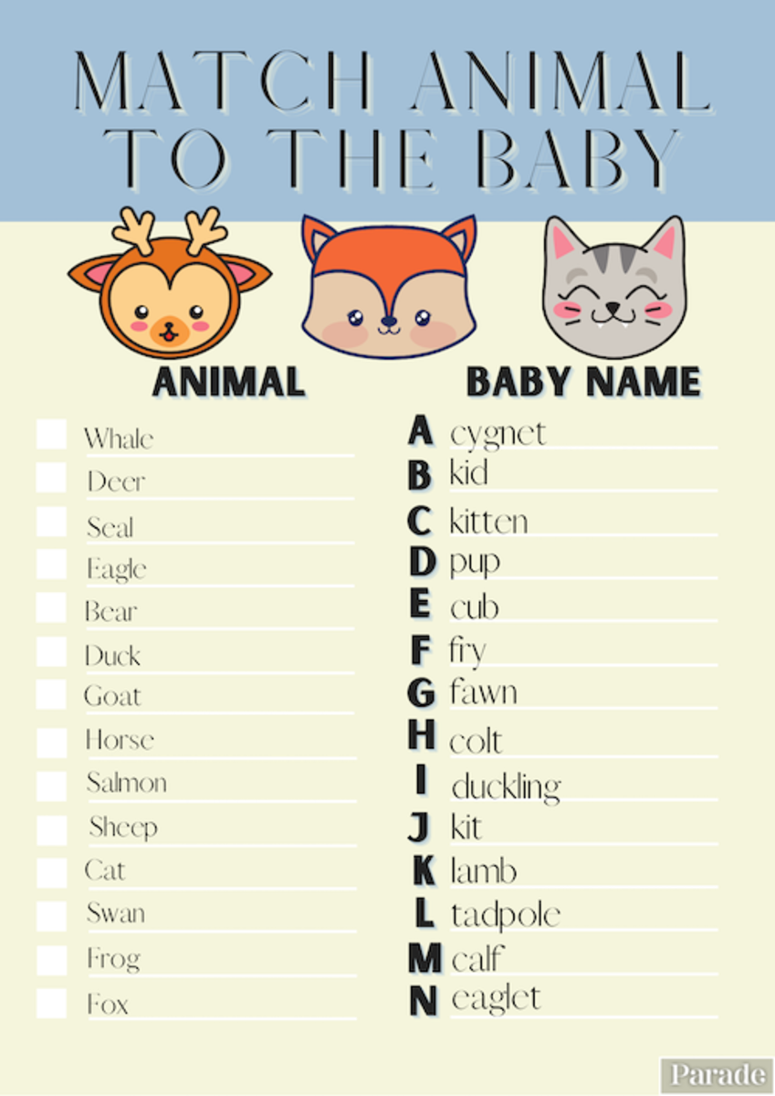 15 Printable Baby Shower Games Free Printable Baby Shower Games 