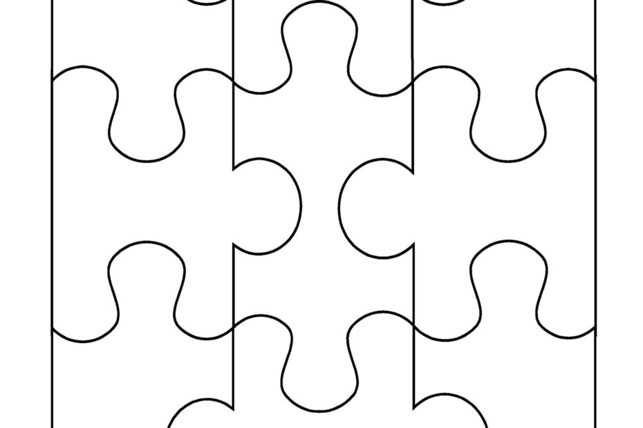19 Printable Puzzle Piece Templates TemplateLab