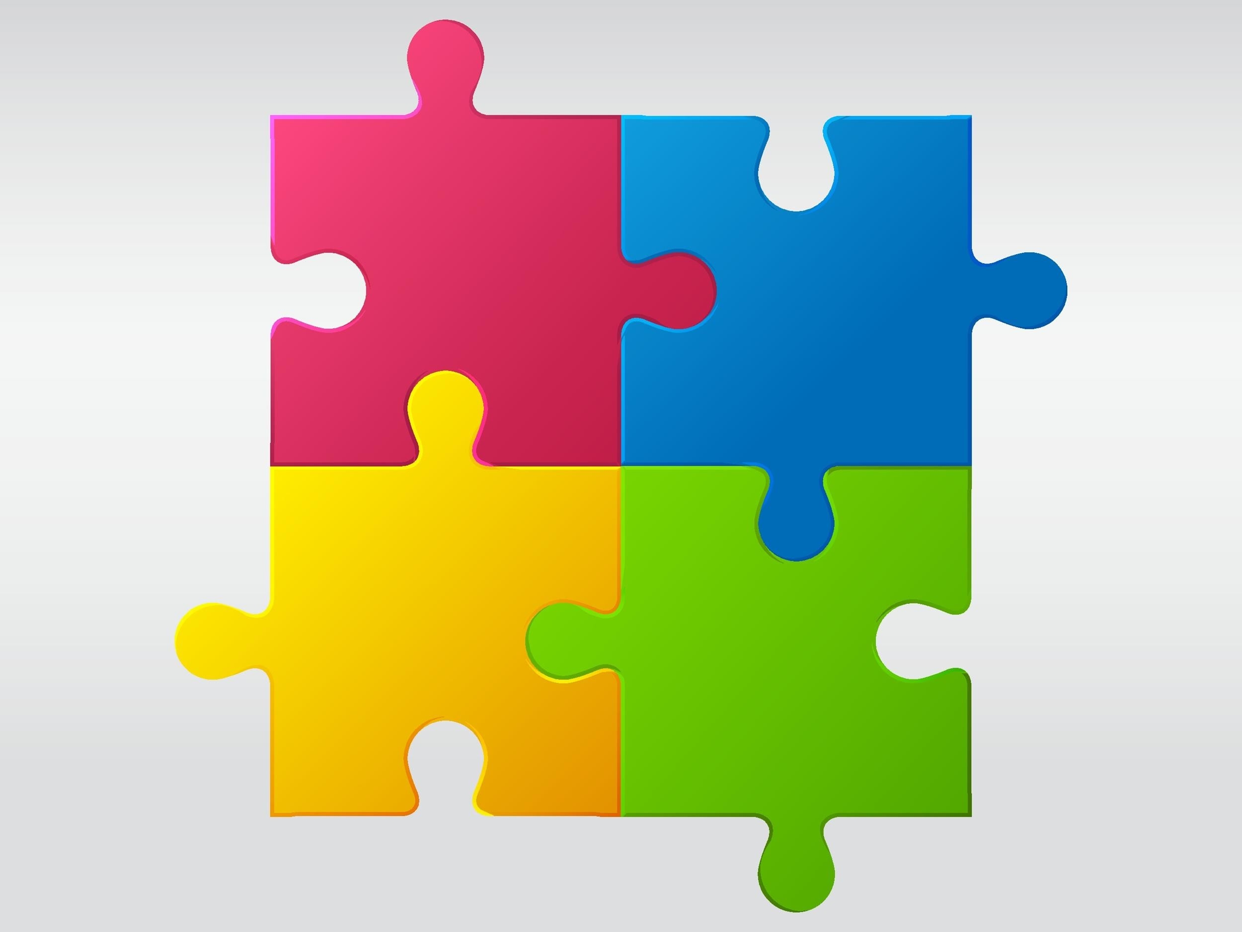 6 piece puzzle template free