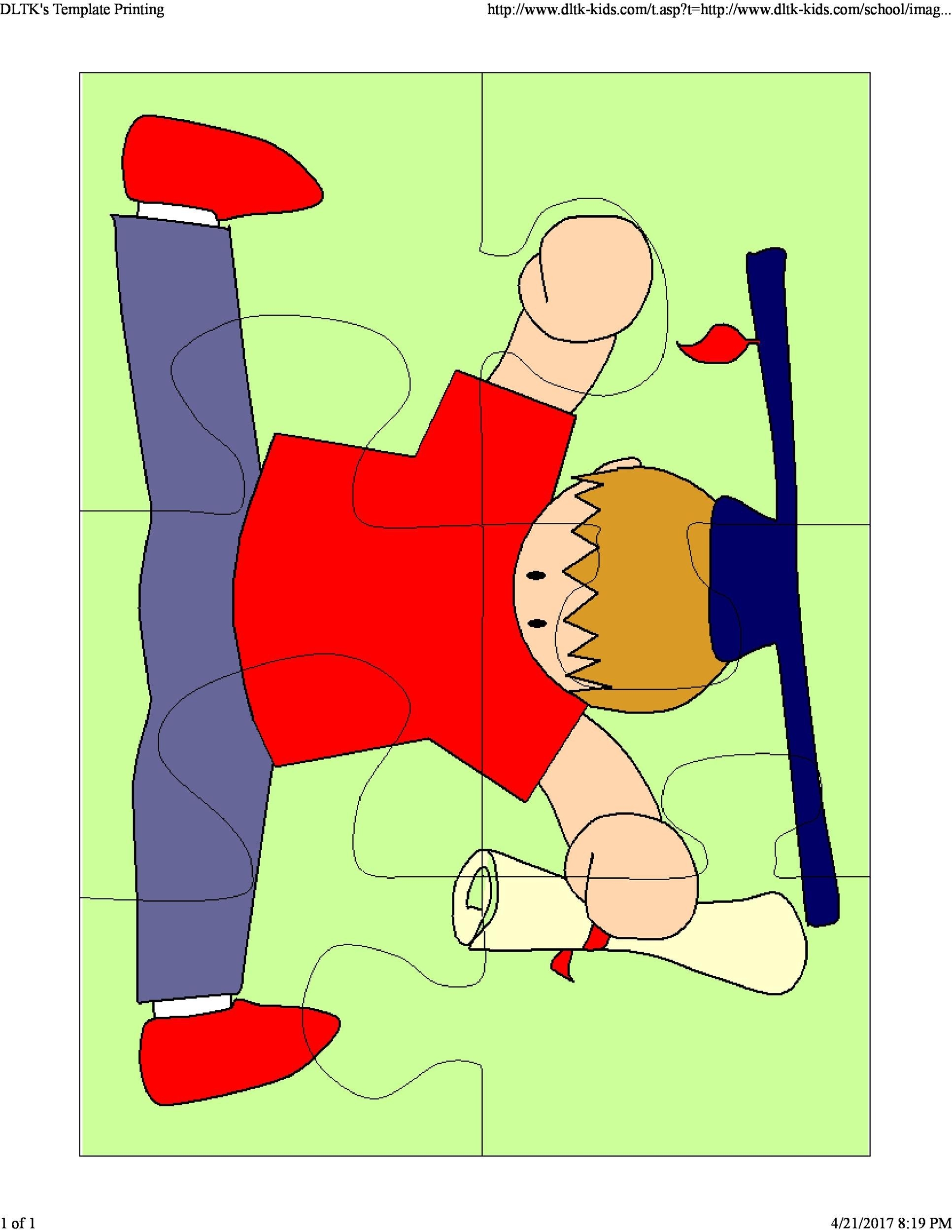 6 piece jigsaw puzzle template free
