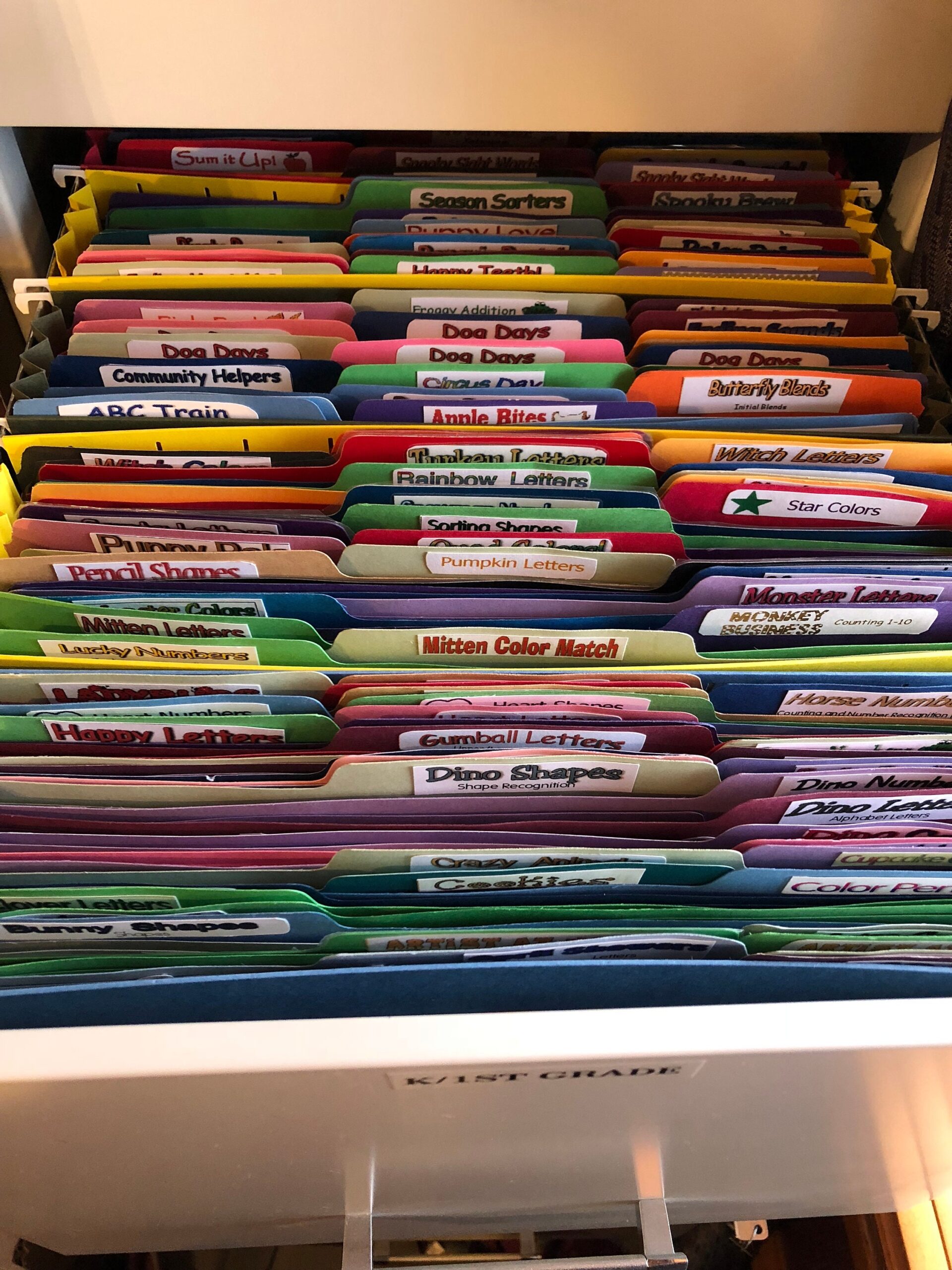 264 Printable File Folder Games For Preschool Kindergarten 4th 