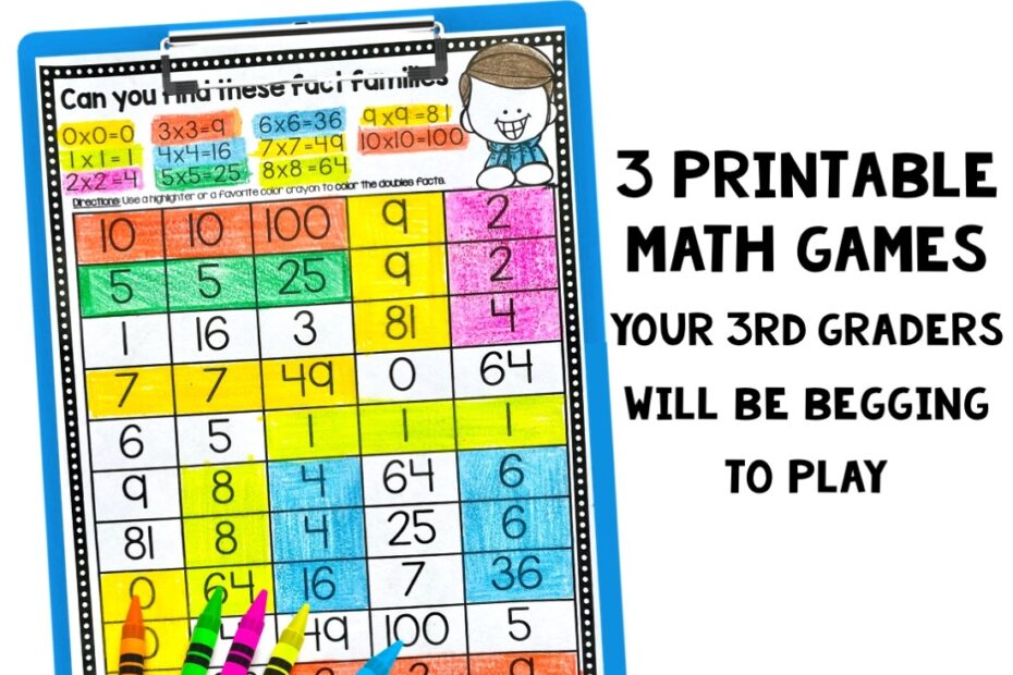 3 Printable Math Games Your 3rd Graders Will Be Begging To Play Count On Tricia