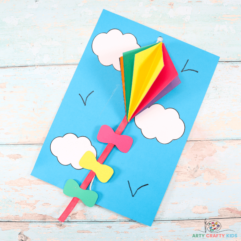printable kite craft template