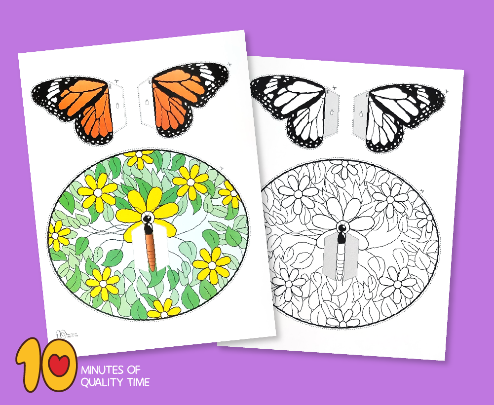 printable butterfly craft template